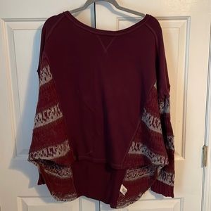 Free People oversized sweater